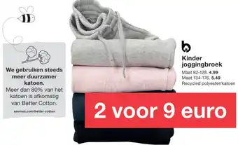 Zeeman Kinder joggingbroek aanbieding