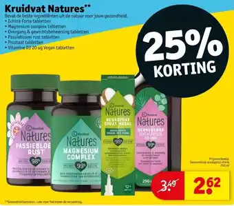 Kruidvat Kruidvat Natures** aanbieding