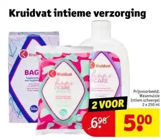 Kruidvat Kruidvat intieme verzorging aanbieding