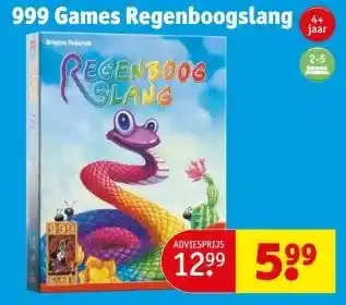 Kruidvat 999 Games Regenboogslang aanbieding