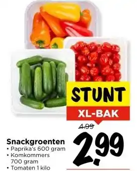Vomar Voordeelmarkt Snackgroenten aanbieding