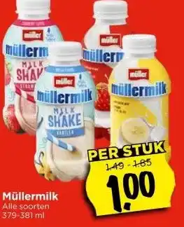 Vomar Voordeelmarkt Müllermilk aanbieding