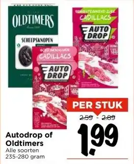 Vomar Voordeelmarkt Autodrop of Oldtimers aanbieding