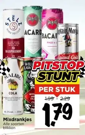 Vomar Voordeelmarkt Mixdrankjes aanbieding