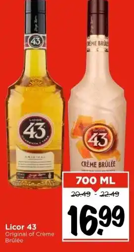Vomar Voordeelmarkt Licor 43 aanbieding