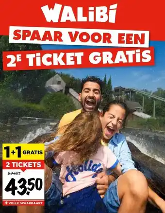 Vomar Voordeelmarkt SPAAR VOOR EEN 2E TICKET GRATIS aanbieding