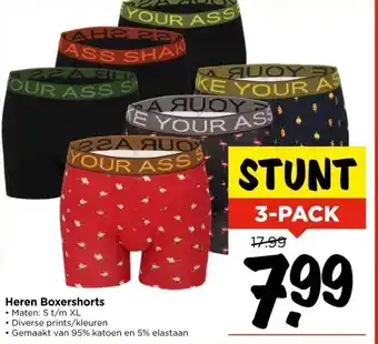 Vomar Voordeelmarkt Heren Boxershorts aanbieding