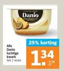 Albert Heijn Alle Danio luchtige kwark aanbieding