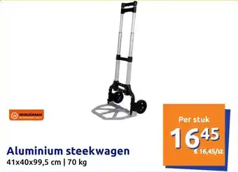 Action Aluminium steekwagen aanbieding