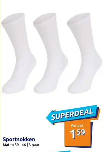 Action Sportsokken aanbieding