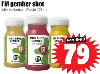 Dirk I'M gember shot 125ml aanbieding