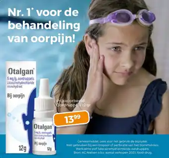 Trekpleister Otalgan Oordruppels 12 gr aanbieding