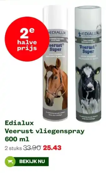 Welkoop Edialux Veerust vliegenspray 600 ml aanbieding
