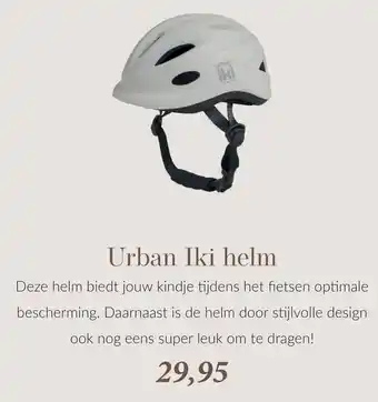Babypark Urban Iki helm aanbieding