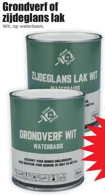 Dirk Grondverf of zijdeglans lak 750ml aanbieding