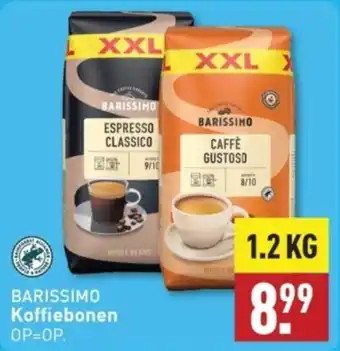 ALDI BARISSIMO Koffiebonen 1.2kg aanbieding
