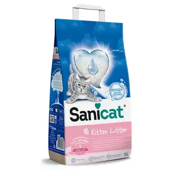 Zooplus 2x5L Sanicat Kitten kattenbakvulling aanbieding