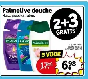 Kruidvat Palmolive douche aanbieding