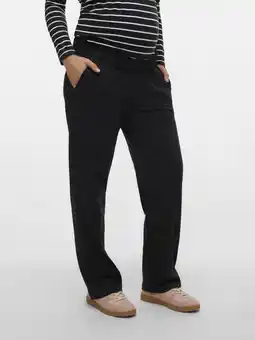 Wehkamp MAMALICIOUS loose fit broek MLIVY zwart aanbieding