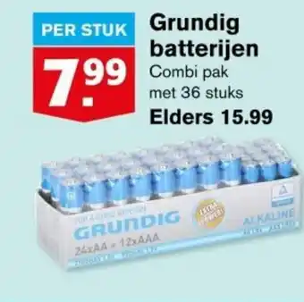 Hoogvliet Grundig batterijen per stuk aanbieding