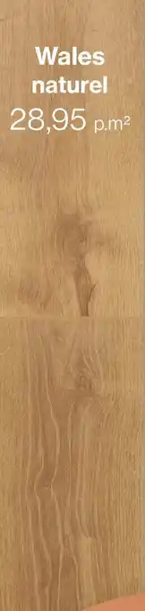 Roobol Wales naturel p.m² aanbieding