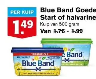 Hoogvliet Blue Band Goede Start of halvarine aanbieding