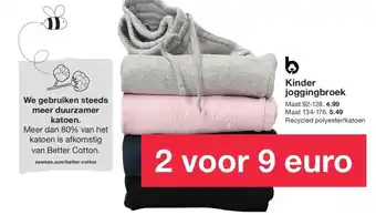 Zeeman Kinder joggingbroek aanbieding