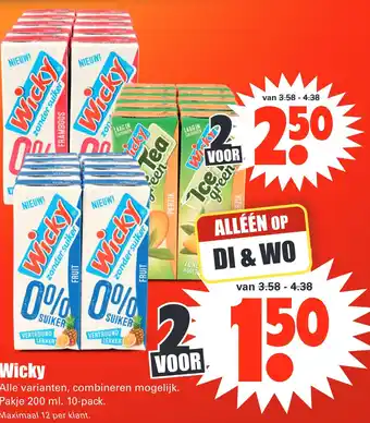 Dirk Wicky 200ml aanbieding