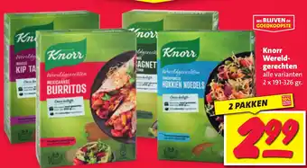 Nettorama Knorr Wereldgerechten 2 x 191-326g aanbieding