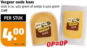 Poiesz Vergeer oude kaas aanbieding
