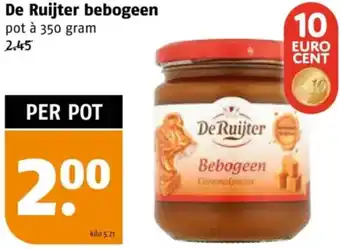 Poiesz De Ruijter bebogeen 350g aanbieding