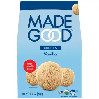 Albert Heijn Madegood Cookies vanilla aanbieding