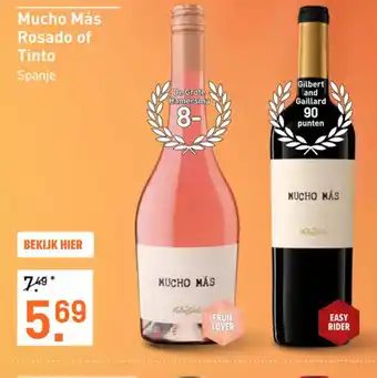 Gall & Gall Mucho Más Rosado of Tinto aanbieding