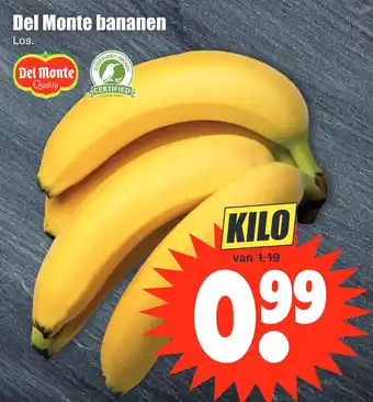 Dirk Del Monte bananen aanbieding