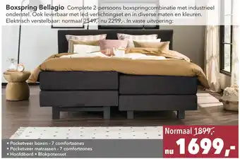 Woonsquare Boxspring Bellagio aanbieding