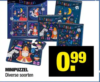 Big Bazar MINIPUZZEL Diverse soorten aanbieding