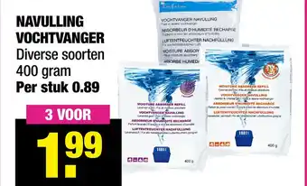 Big Bazar NAVULLING VOCHTVANGER Diverse soorten aanbieding