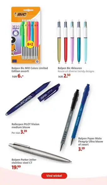 Bruna Balpen Bic M10 Colors Limited Edition assorti aanbieding