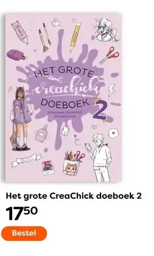 The Read Shop Het grote CreaChick doeboek 2 aanbieding