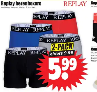 Dirk Replay herenboxers aanbieding