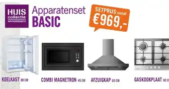 Keukendepot HUIS Apparatenset basic aanbieding
