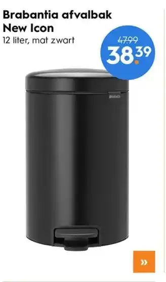 Blokker Brabantia afvalbak aanbieding