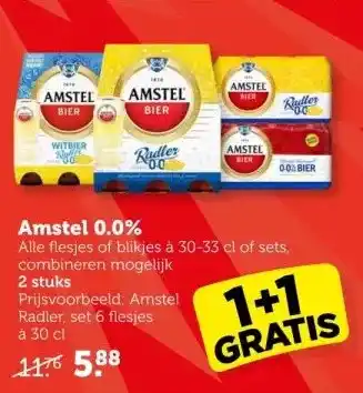 Coop Amstel 0.0% aanbieding