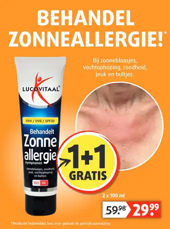 Lucovitaal Behandelt Zonne allergie symptomen aanbieding