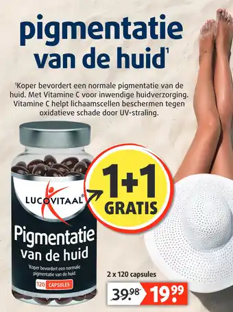 Lucovitaal pigmentatie van de huid' aanbieding