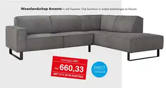 Woonsquare Woonlandschap Amante aanbieding