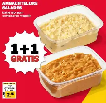 MCD Supermarkt AMBACHTELIJKE SALADES aanbieding