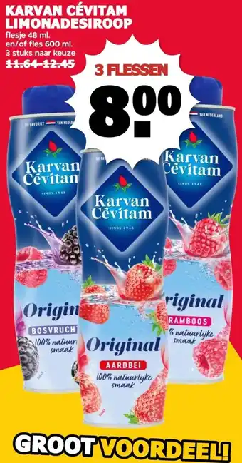 MCD Supermarkt KARVAN CÉVITAM LIMONADESIROOP aanbieding