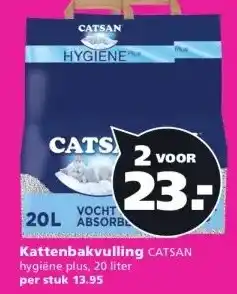 Ranzijn Kattenbakvulling CATSAN aanbieding