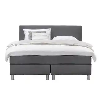Leen Bakker Boxcombinatie Alta 5-delig – donkergrijs – 140x200cm aanbieding